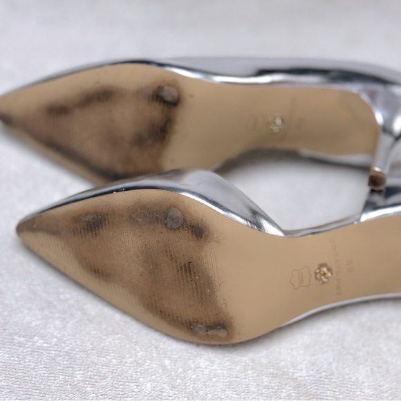 Ann Taylor, Pump, Silver, 6M - Picture 3 of 3